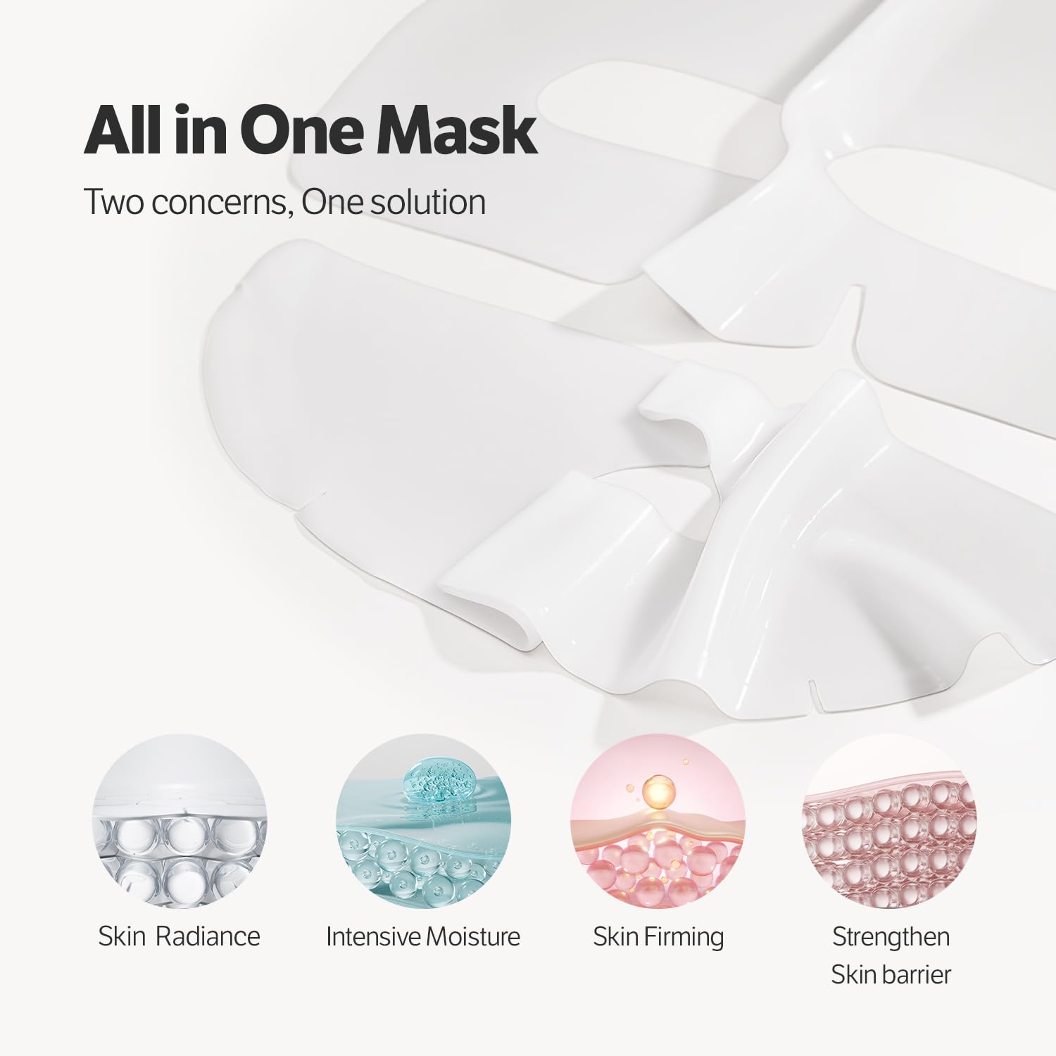 SUNGBOON EDITOR Deep Collagen Overnight Mask Hydrating Mask for Glass Skin, Wrinkle Care, Firming & Pore Refining 2,160,000PPB Collagen + 9 Peptides Korean Skincare, 4ea, Gifts for Women