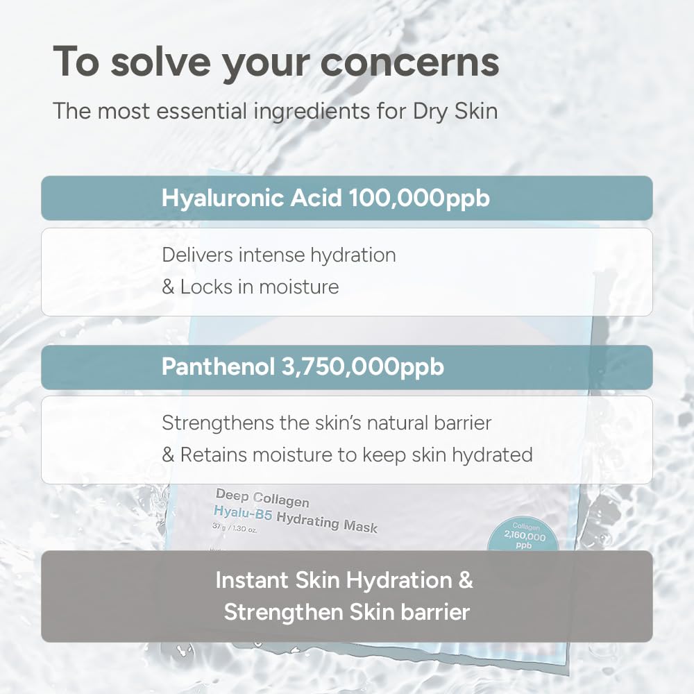 SUNGBOON EDITOR Deep Collagen Overnight Mask Hydrating Mask for Glass Skin, Wrinkle Care, Firming & Pore Refining 2,160,000PPB Collagen + 9 Peptides Korean Skincare, 4ea, Gifts for Women