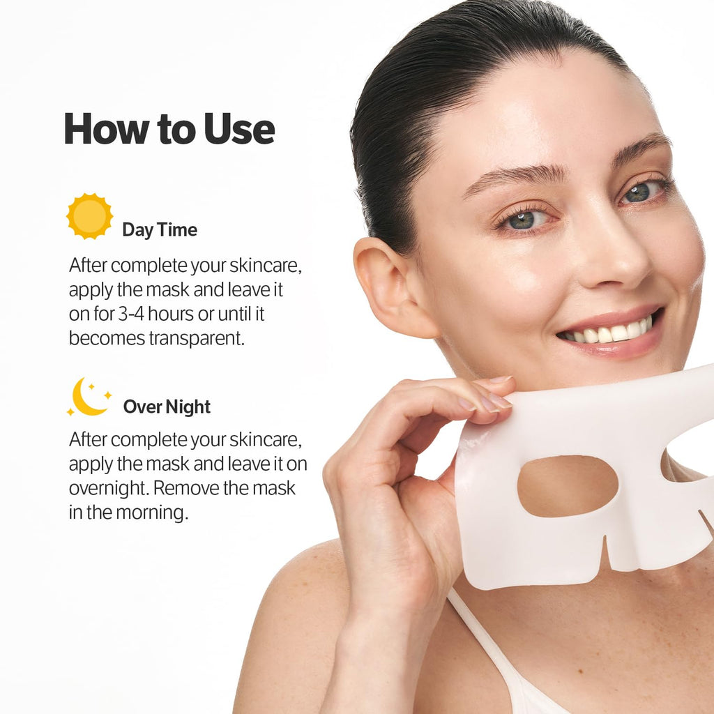 SUNGBOON EDITOR Deep Collagen Overnight Mask Hydrating Mask for Glass Skin, Wrinkle Care, Firming & Pore Refining 2,160,000PPB Collagen + 9 Peptides Korean Skincare, 4ea, Gifts for Women