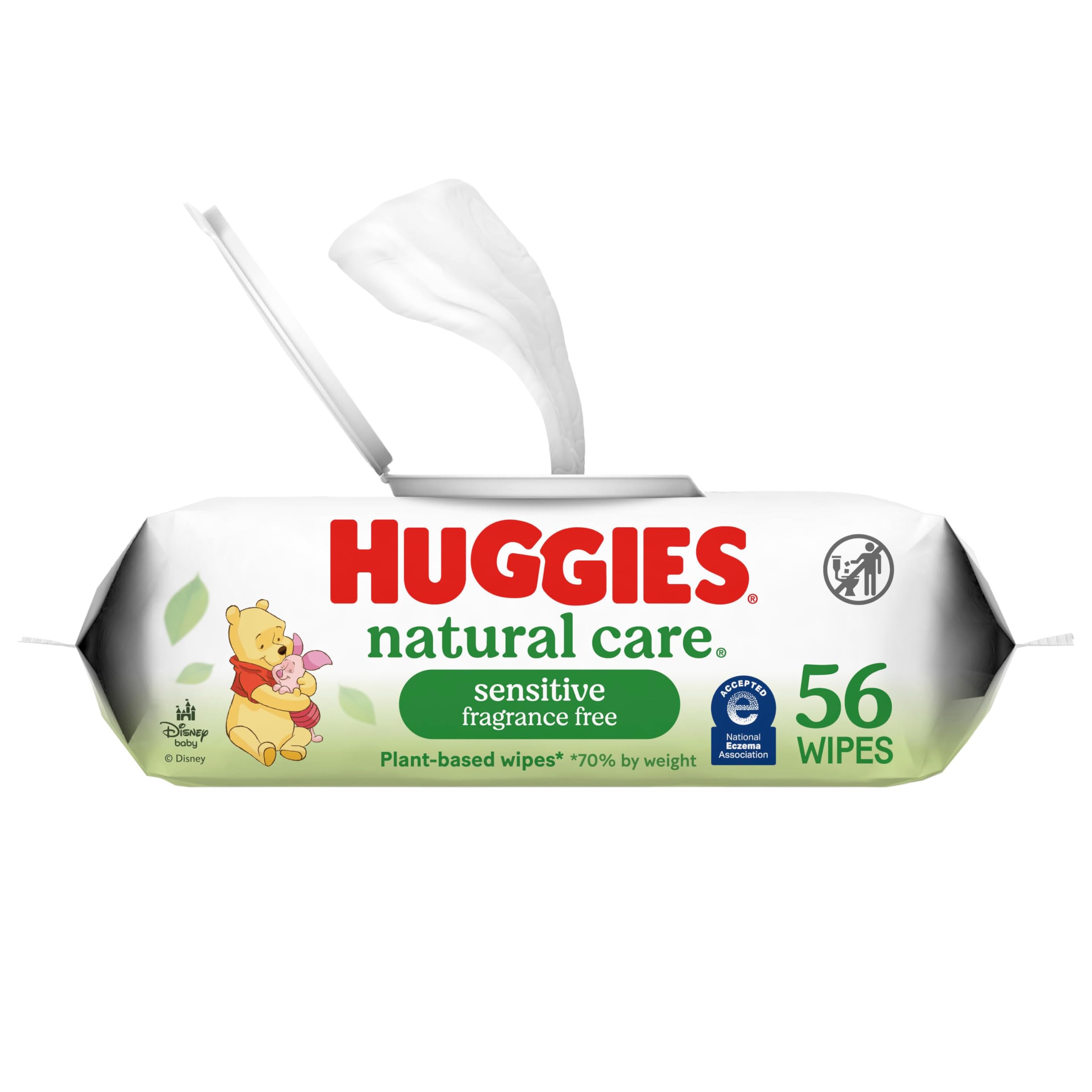 Huggies Natural Care Sensitive Baby Wipes, Unscented, 15 Packs, 960 Wipes