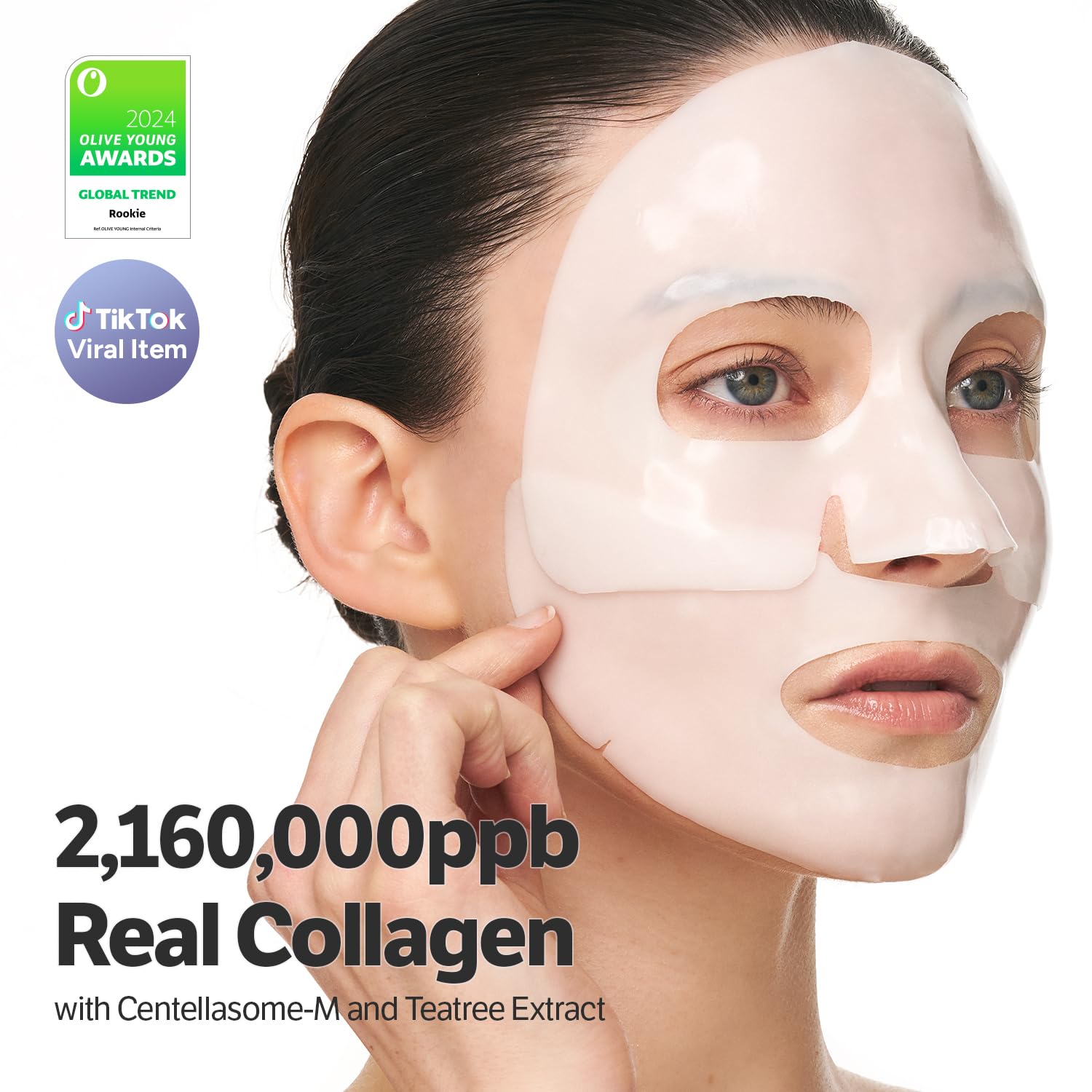 SUNGBOON EDITOR Deep Collagen Overnight Mask Hydrating Mask for Glass Skin, Wrinkle Care, Firming & Pore Refining 2,160,000PPB Collagen + 9 Peptides Korean Skincare, 4ea, Gifts for Women